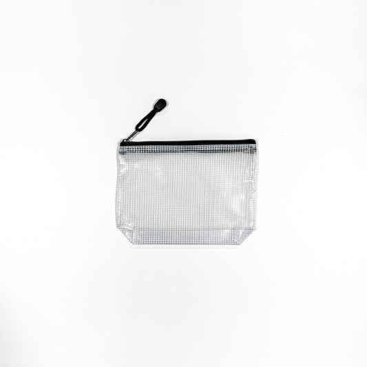 Grid Zip Bag - 8 x 6 inch - Black - Sewfinity.com