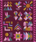 Hand + Soul 2027 Quilt Kit - Jewel Grotto - Sewfinity.com