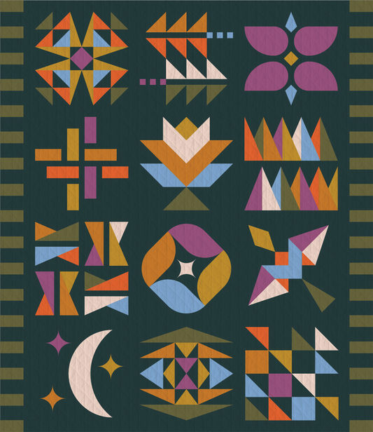 Hand + Soul Quilt Kit - Autumn Canyon - Sewfinity.com