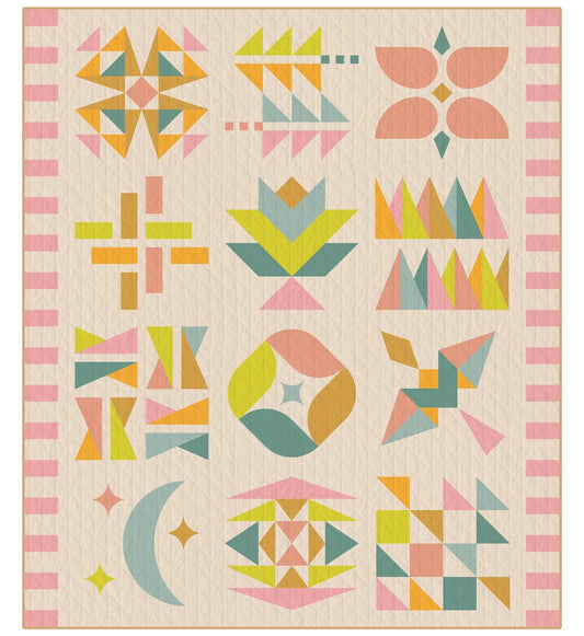 Hand + Soul Quilt Kit - Celestial Desert - Sewfinity.com