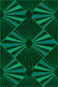 Deco Diamonds Quilt Kit - Emerald - Confetti Cotton - Sewfinity.com