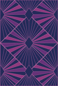 Deco Diamonds Quilt Kit - Plum - Confetti Cotton - Sewfinity.com