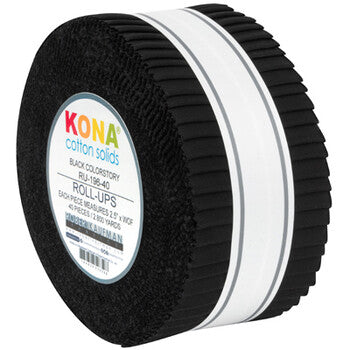 Kona Cotton - Roll Ups - Black