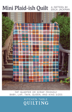 Mini Plaid-ish Quilt Pattern by Kitchen Table Quilting - Sewfinity.com