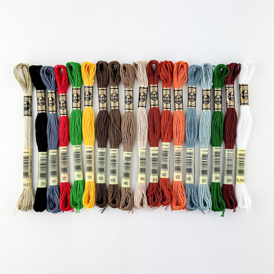 Cryptid Christmas Floss Bundle - Bigfoot - Sewfinity.com