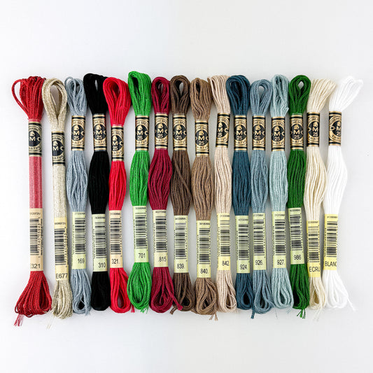 Cryptid Christmas Floss Bundle - Jackalope - Sewfinity.com