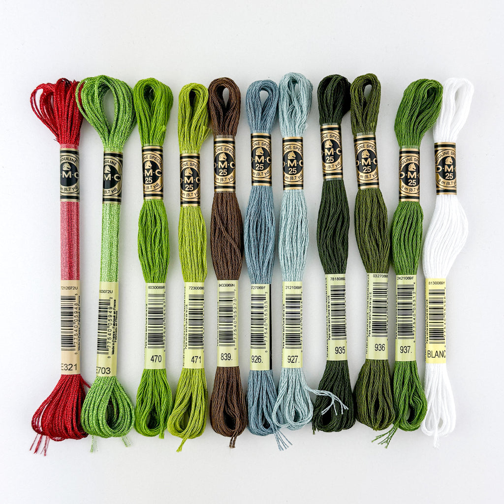 Cryptid Christmas Floss Bundle - Kraken - Sewfinity.com