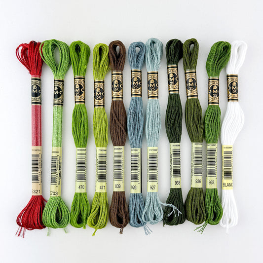 Cryptid Christmas Floss Bundle - Kraken - Sewfinity.com