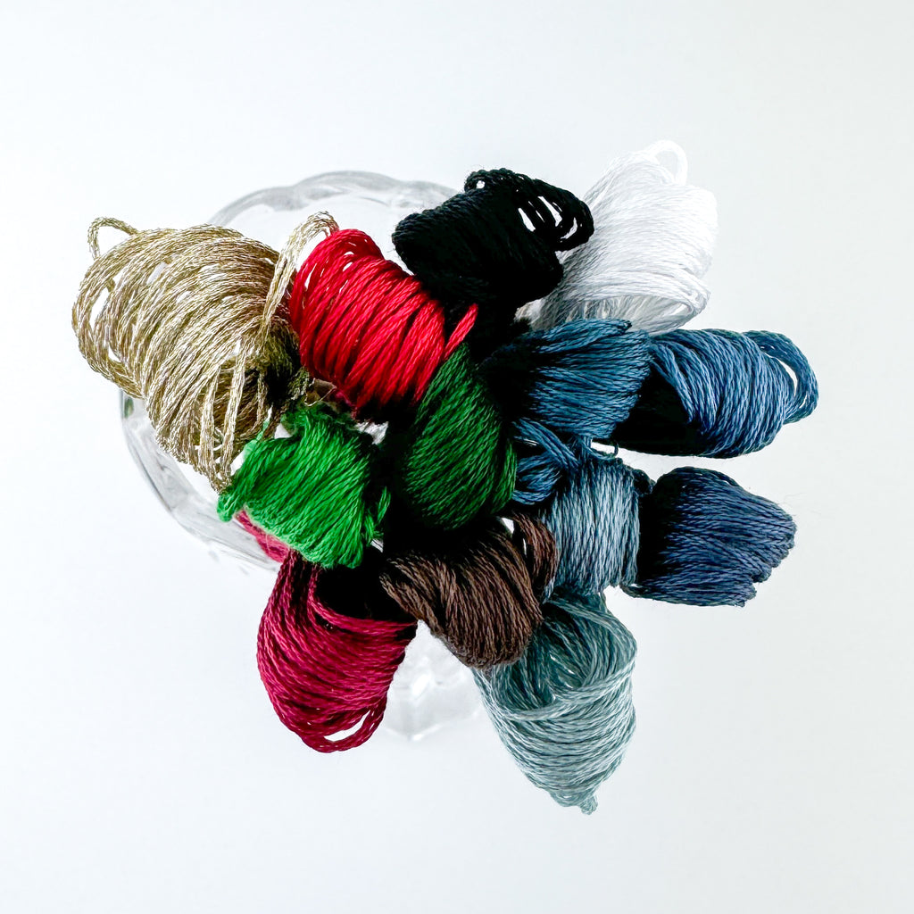 Cryptid Christmas Floss Bundle - Yeti - Sewfinity.com