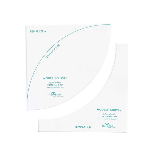 Modern Curves Template Set by Cotton and Joy via Riley Blake Designs - Sewfinity.com