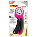 Olfa Ergonomic Rotary Cutter - 45mm - Magenta - Sewfinity.com