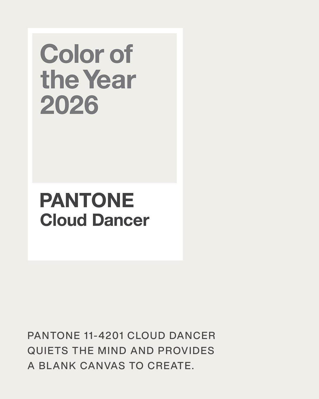 Pantone Color of the Year 2026 Fat Quarter Bundle - Cloud Dancer