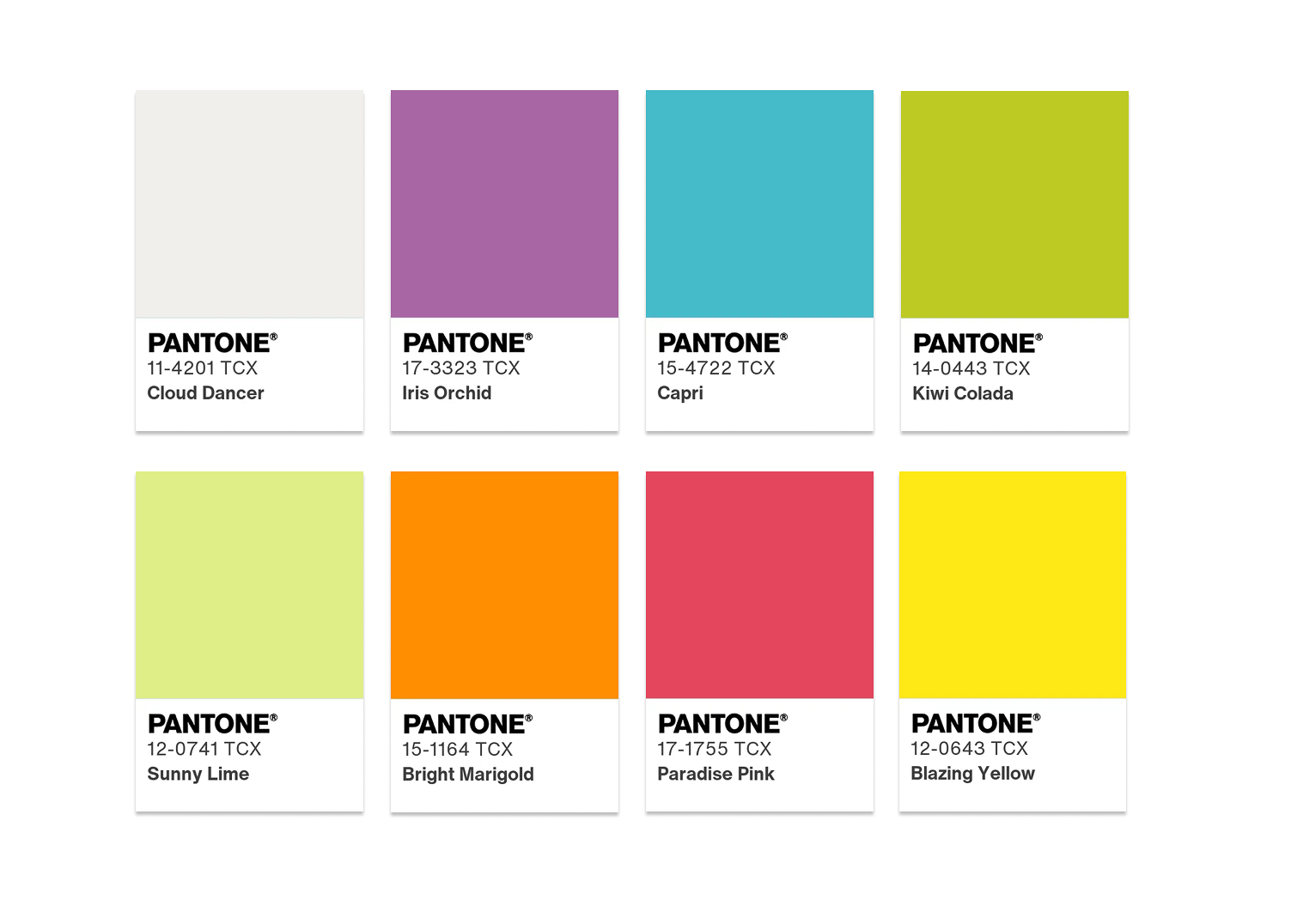 Pantone Color of the Year 2026 Fat Quarter Bundle - Tropic Tonalities
