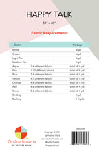 Happy Talk Quilt Pattern by Quiltachusetts - Sewfinity