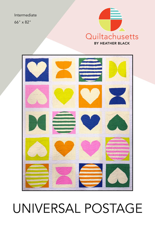 Universal Postage Quilt Pattern by Quiltachusetts - Sewfinity