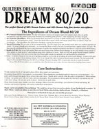 Quilters Dream Batting - 80/20 White - Twin