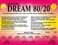 Quilters Dream Batting - 80/20 White - Queen