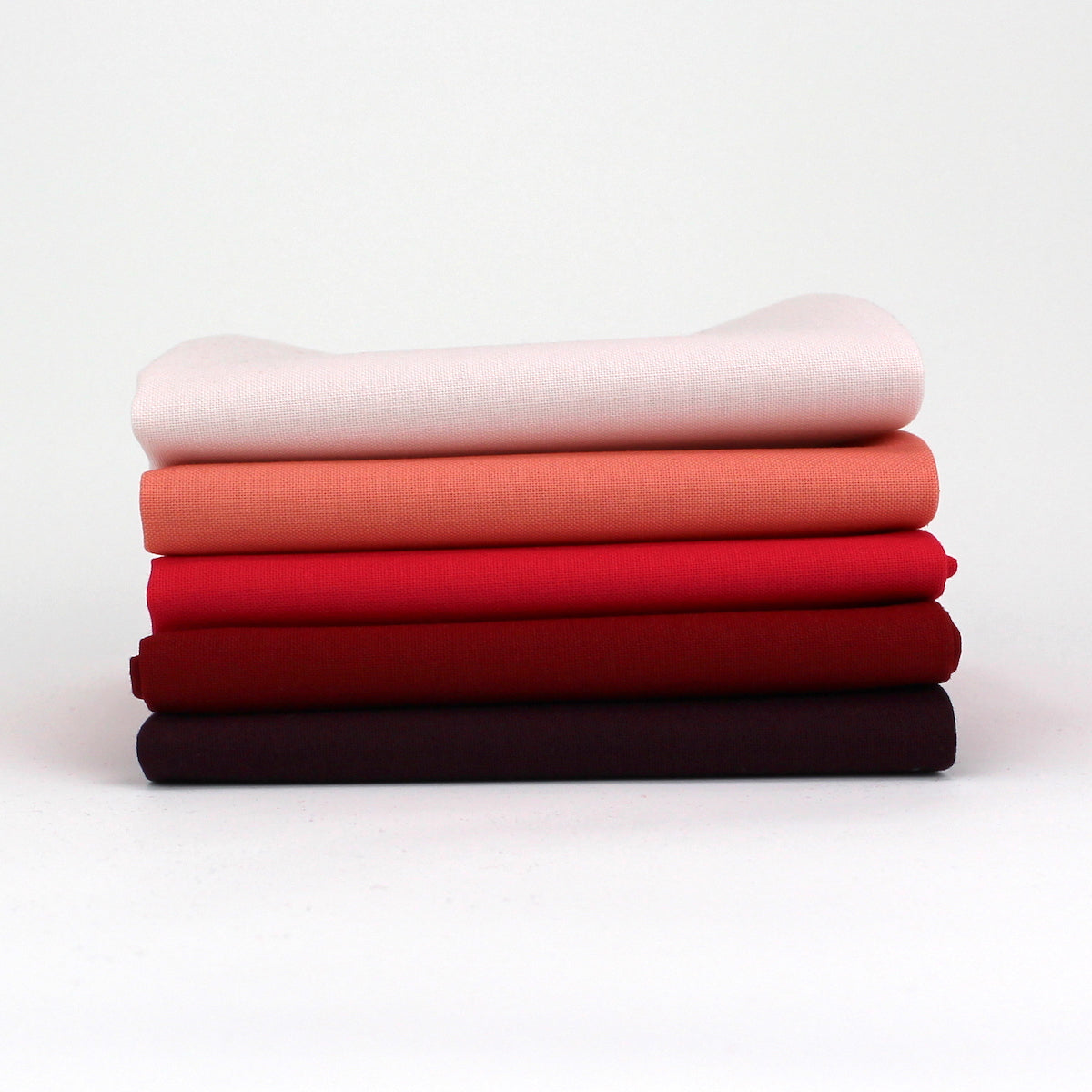 Red Magenta 5 Kona Cotton Fat Quarter Bundle - Sewfinity.com