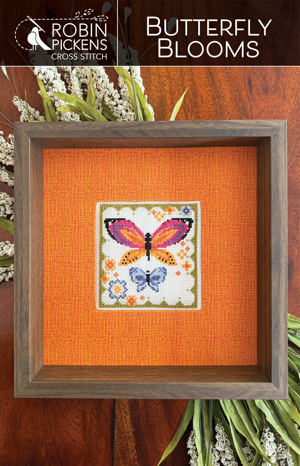 Butterfly Blooms Cross Stitch Pattern by Robin Pickens - Sewfinity.com