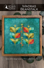 Madras Beanstalk Cross Stitch Pattern by Robin Pickens - Sewfinity.com