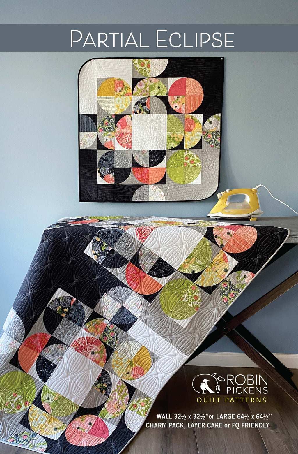 Partial Eclipse Quilt Pattern by Robin Pickens - Sewfinity.com