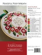 Peaceful Posy Wreath Cross Stitch Pattern by Robin Pickens - Sewfinity.com