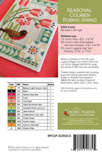 Seasonal Courier: Robins Spring Cross Stitch Pattern by Robin Pickens - Sewfinity.com