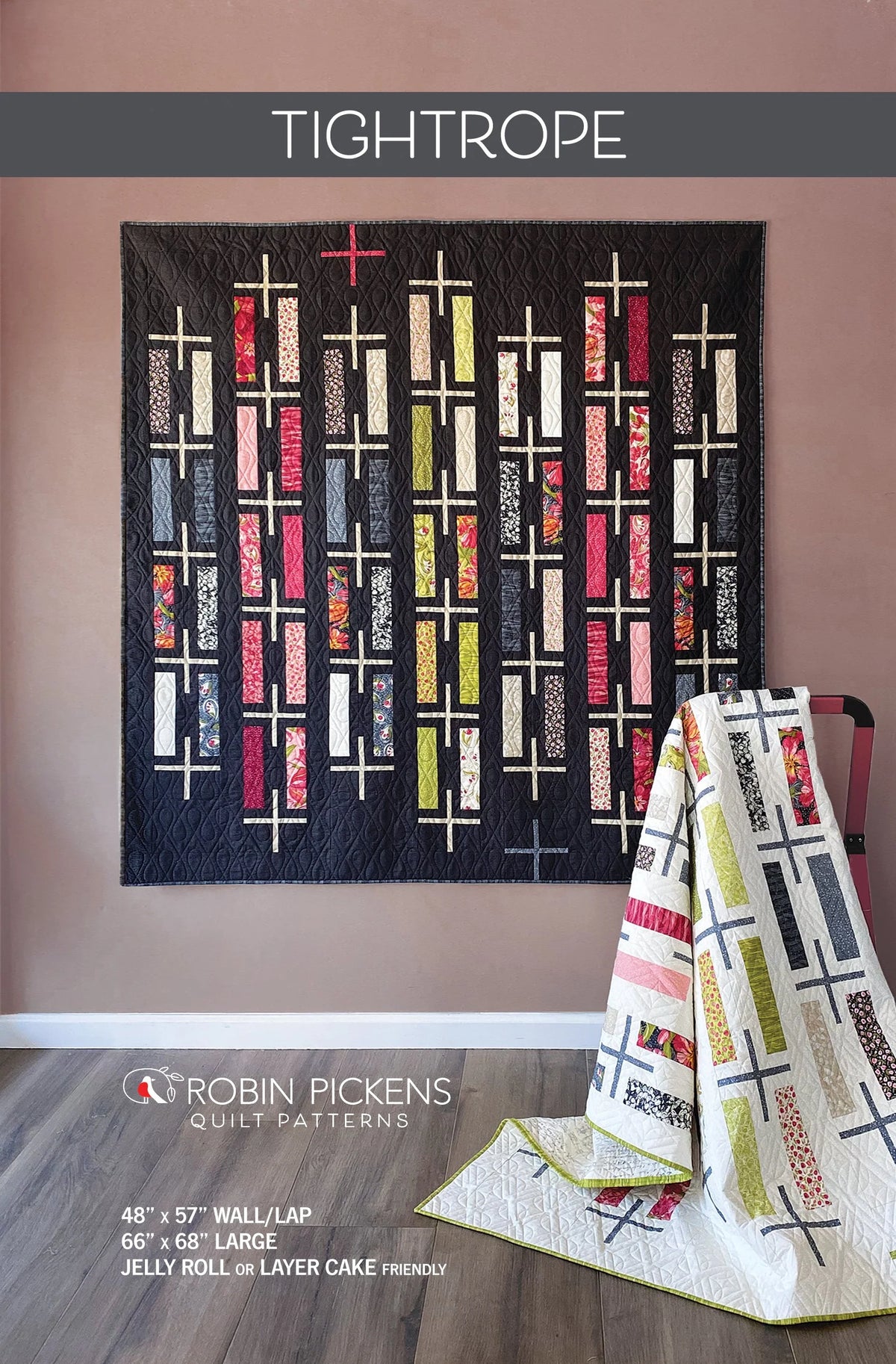 Tightrope Quilt Pattern by Robin Pickens - Sewfinity.com