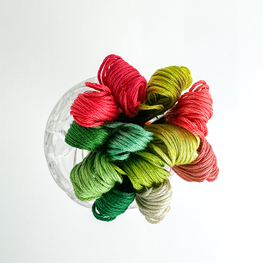 Peaceful Posy Wreath Floss Bundle - Sewfinity.com