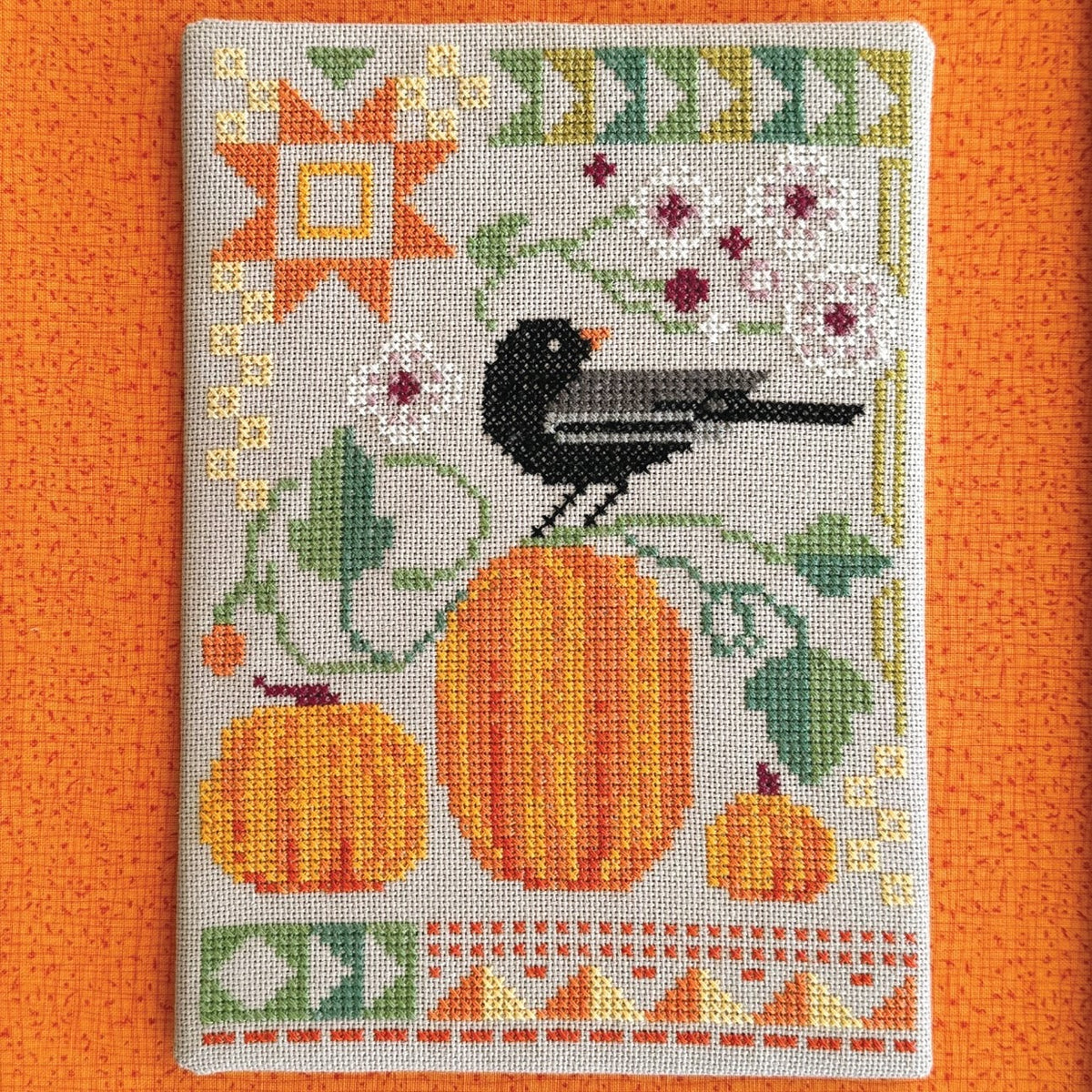 Seasonal Courier: Blackbirds Autumn Floss Bundle - Sewfinity.com