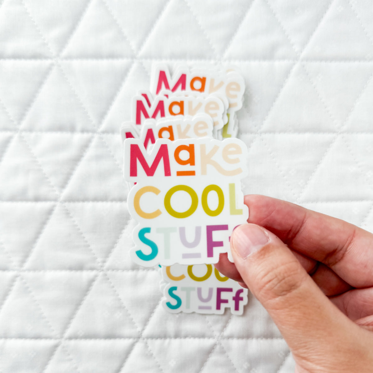Make Cool Stuff Sticker - Sewfinity.com