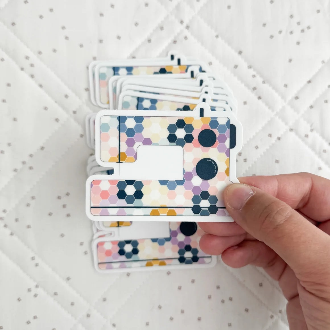 Sewing Machine Sticker - Hexies - Sewfinity.com