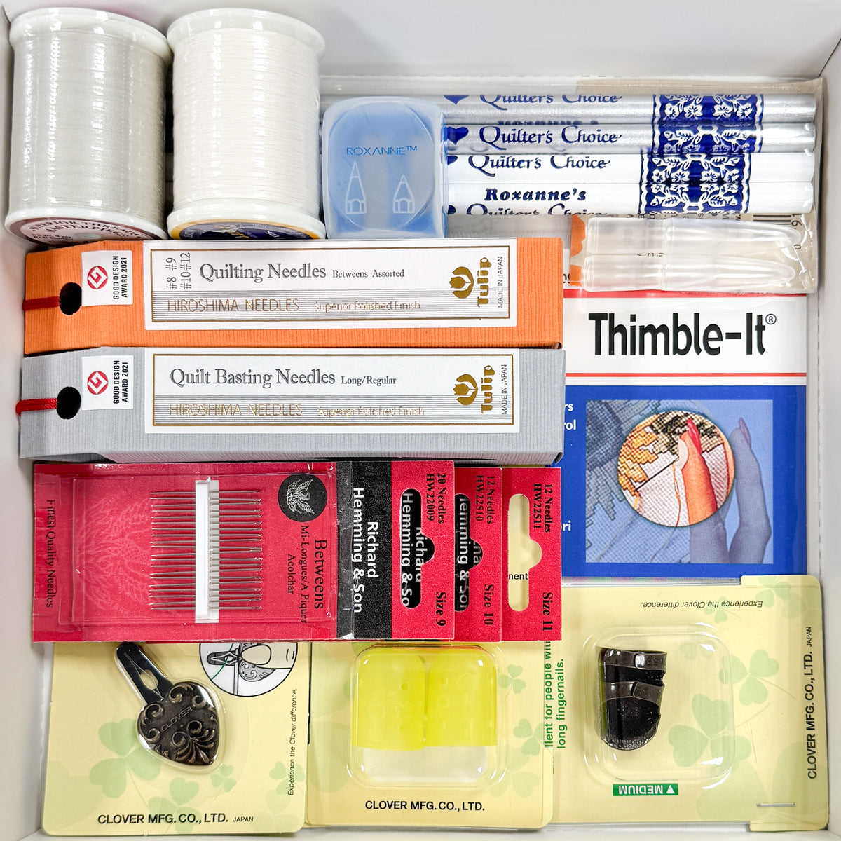 Hand Quilting Toolkit - Medium/Large Thimbles - Sewfinity.com