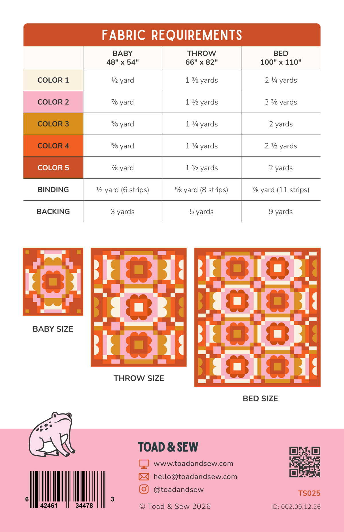 Daisy Daydream Quilt Pattern by Toad and Sew - Sewfinity.com
