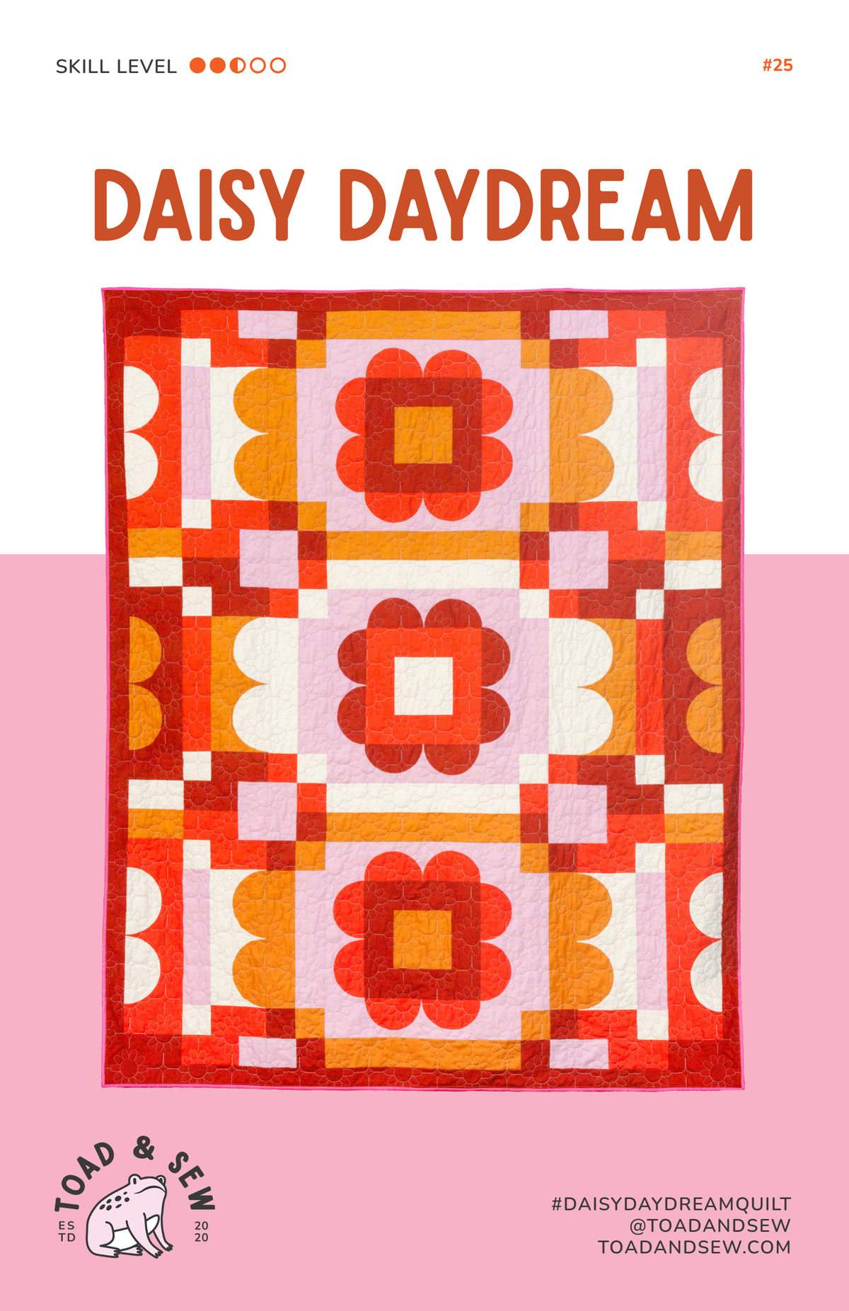 Daisy Daydream Quilt Pattern by Toad and Sew - Sewfinity.com