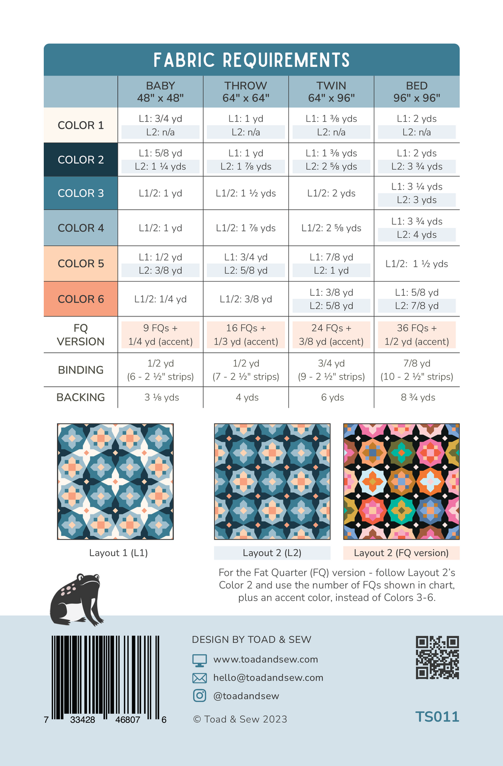 Garden Glow Quilt Pattern by Toad and Sew - Sewfinity.com