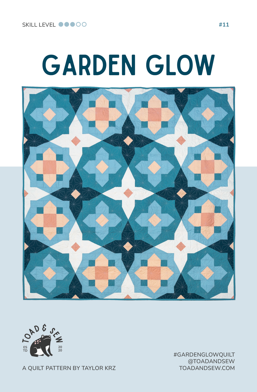 Garden Glow Quilt Pattern by Toad and Sew - Sewfinity.com