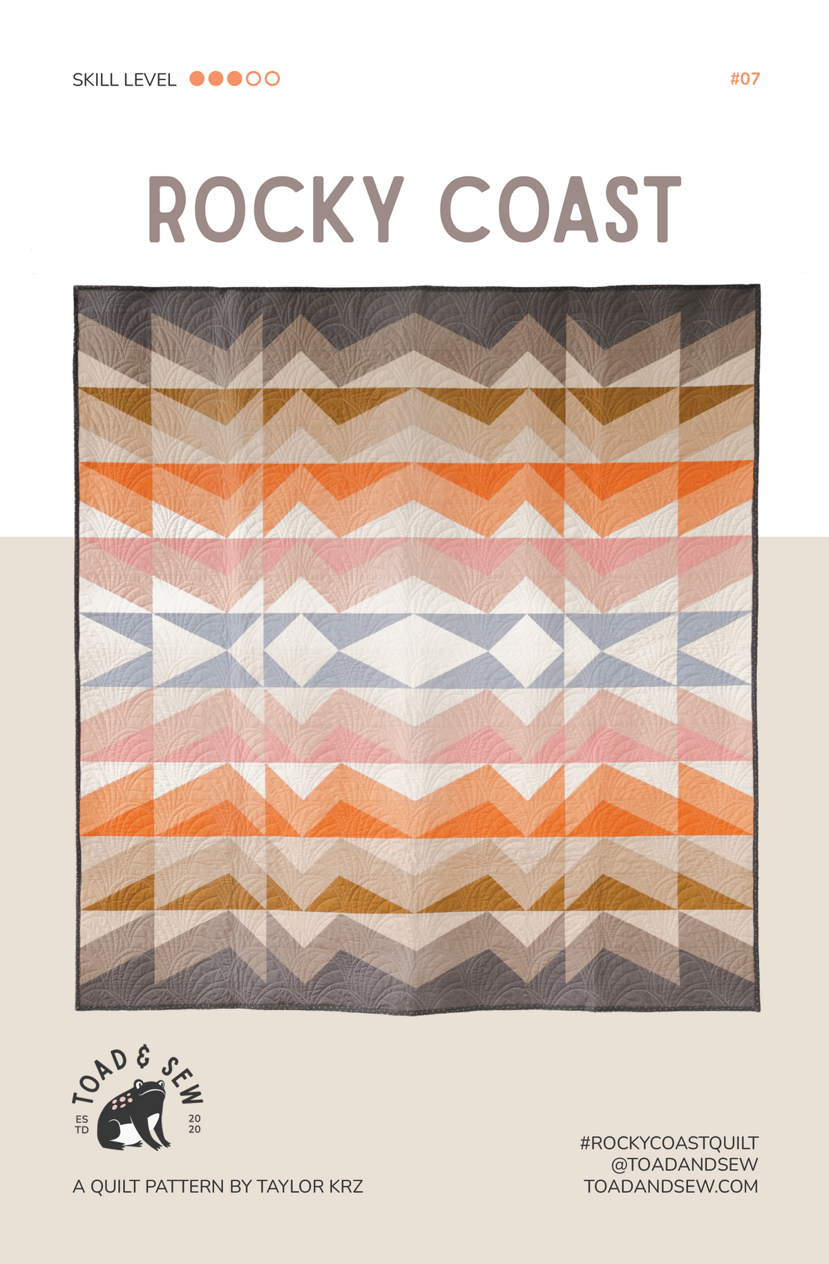 Rocky Coast Quilt Pattern by Toad and Sew - Sewfinity.com