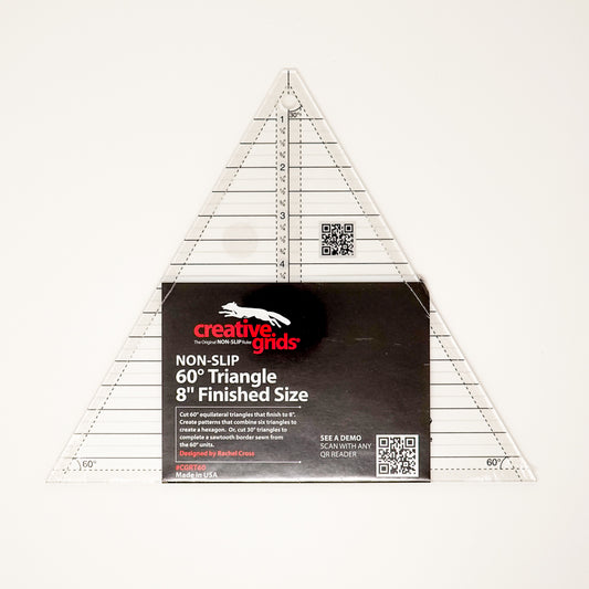 Creative Grids Ruler - 60 Degree Triangle - 8.5 in