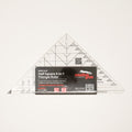 Creative Grids Ruler - Half Square 4-in-1 Triangle