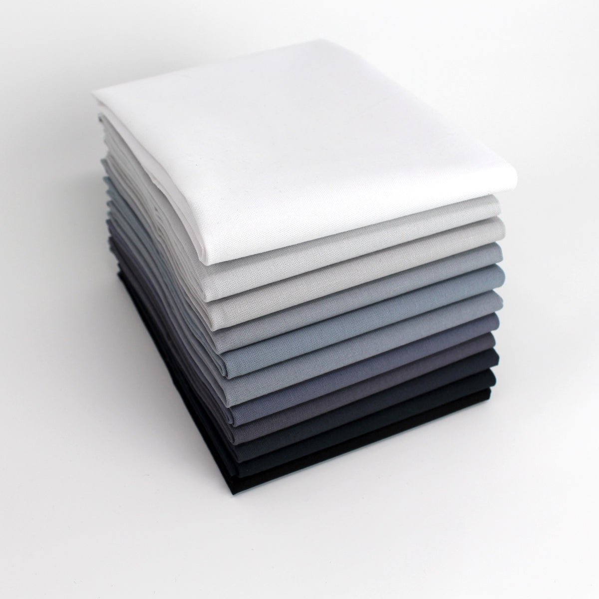 Greyscale 11 Fat Quarter Bundle - Kona Cotton