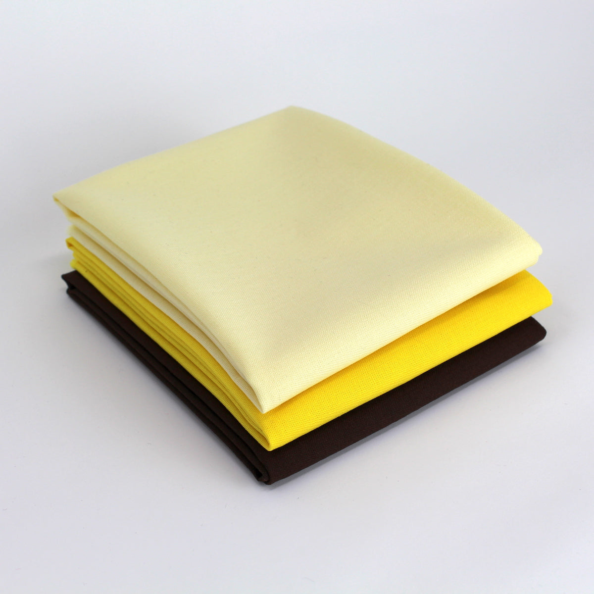 Yellow 3 Fat Quarter Bundle - Kona Cotton
