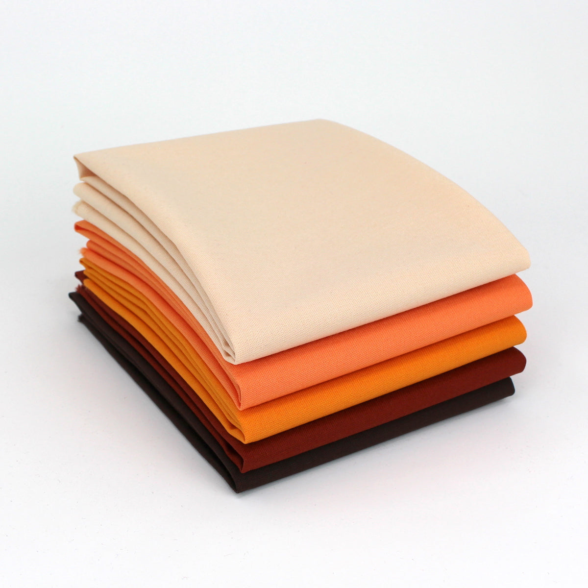 Orange 5 Fat Quarter Bundle - Kona Cotton