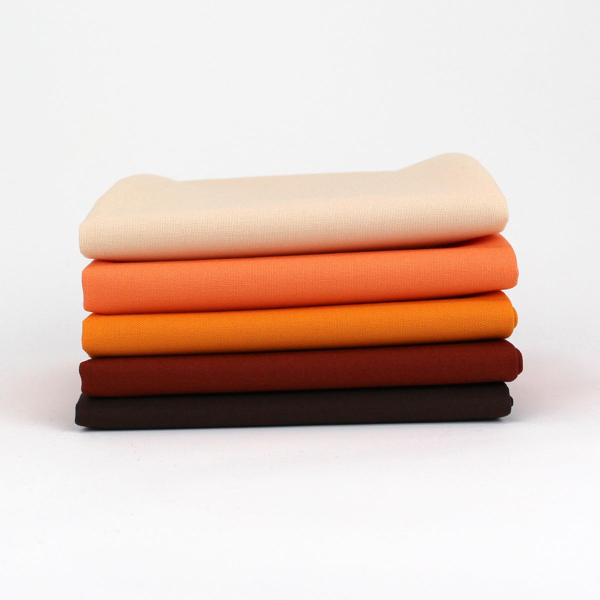 Orange 5 Fat Quarter Bundle - Kona Cotton