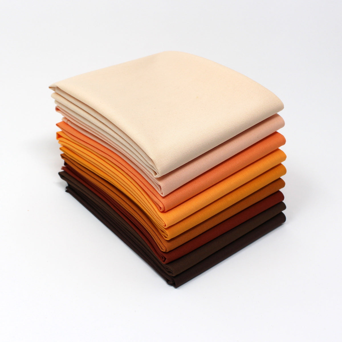Orange 9 Fat Quarter Bundle - Kona Cotton
