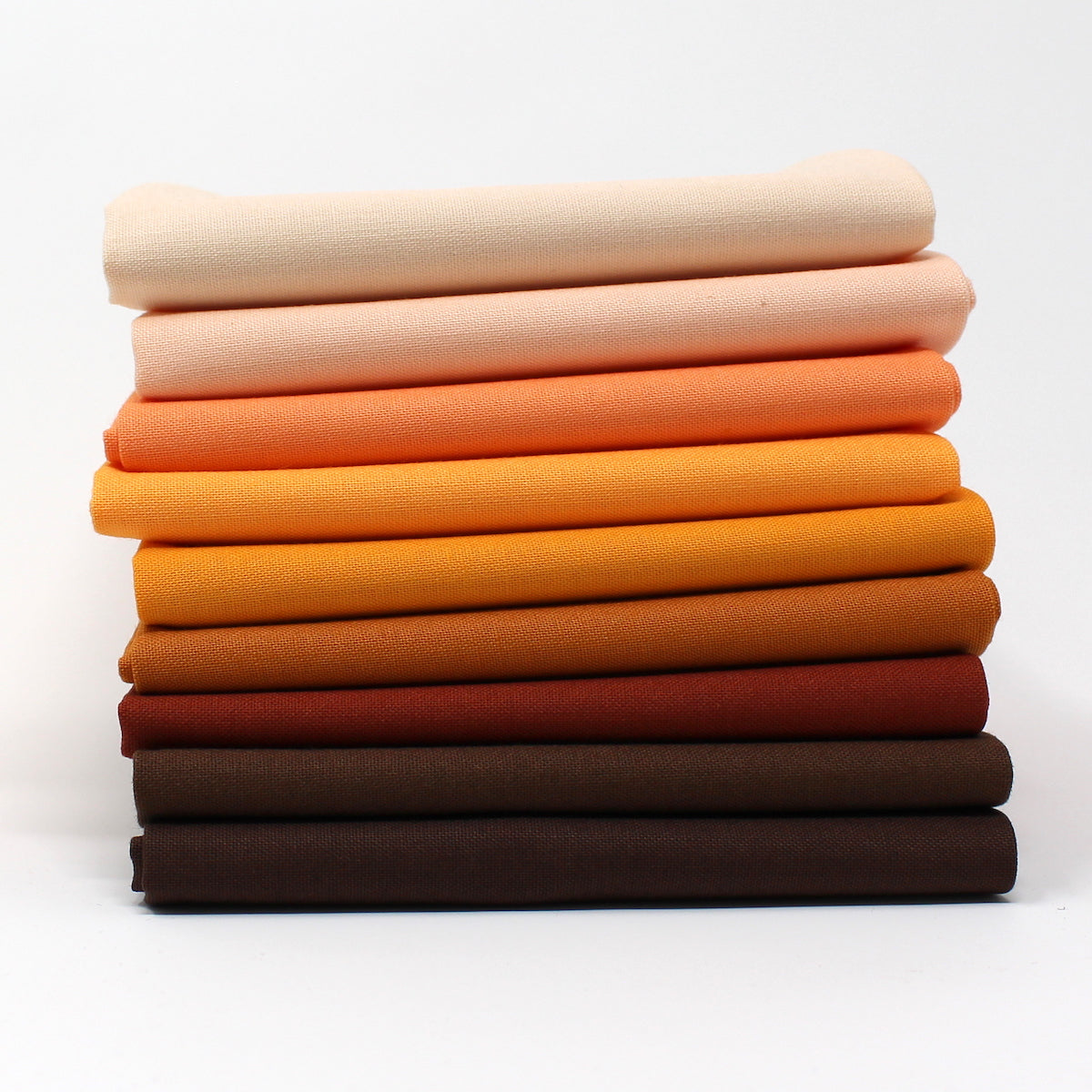 Orange 9 Fat Quarter Bundle - Kona Cotton