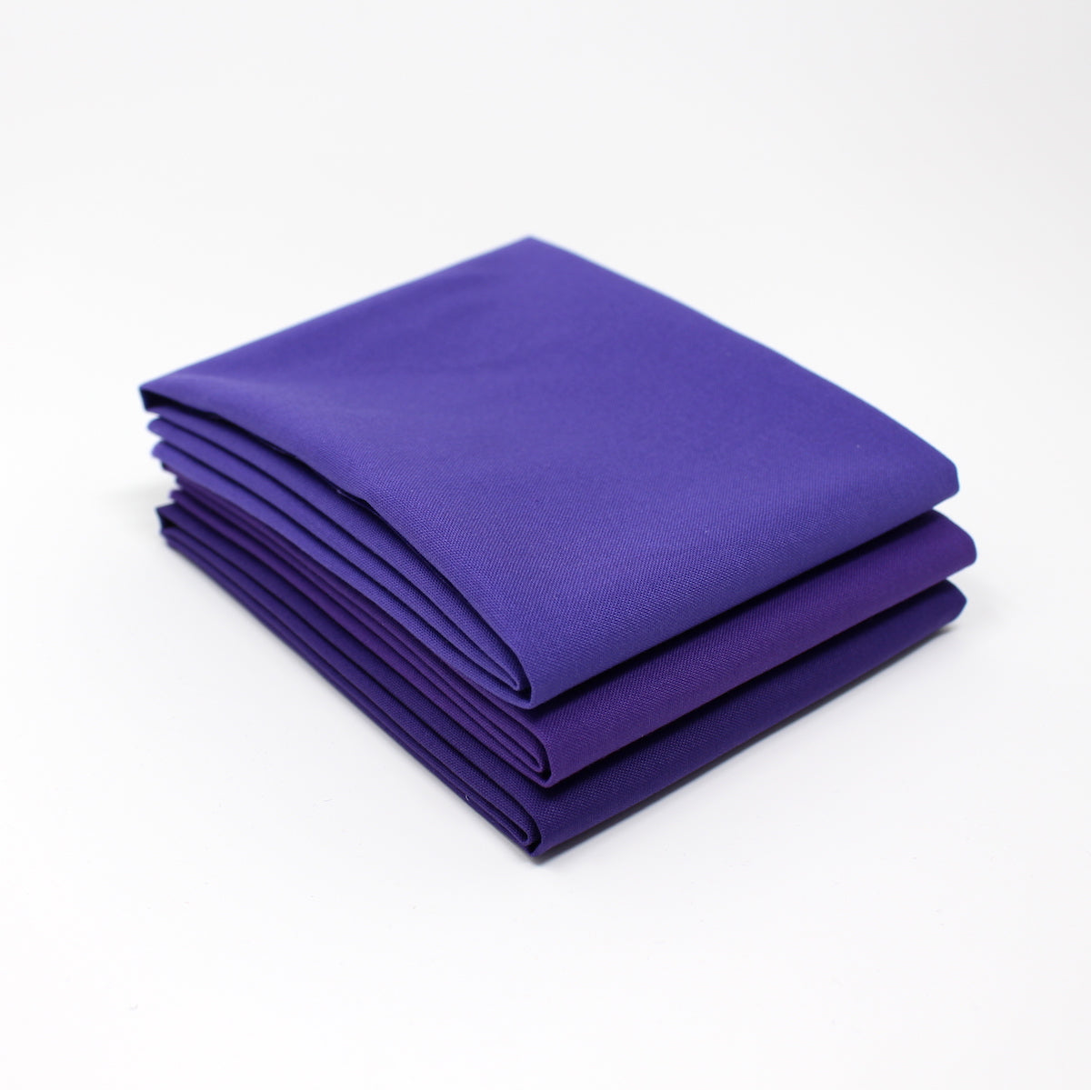 Blue Medium 3 Fat Quarter Bundle - Kona Cotton