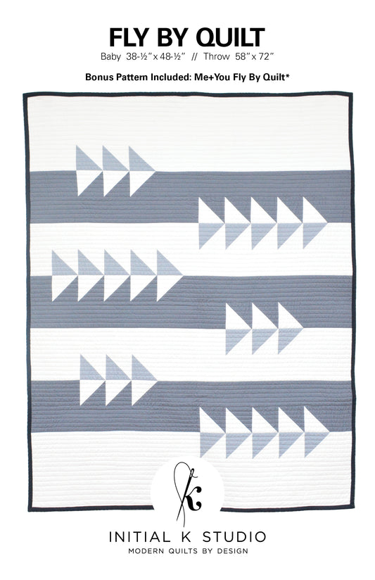 Fly By Quilt Pattern by Initial K Studio