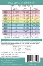 The August Quilt Pattern by Kitchen Table Quilting