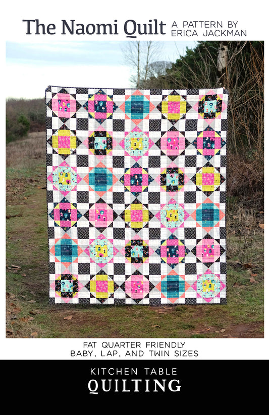 The Naomi Quilt Pattern by Kitchen Table Quilting